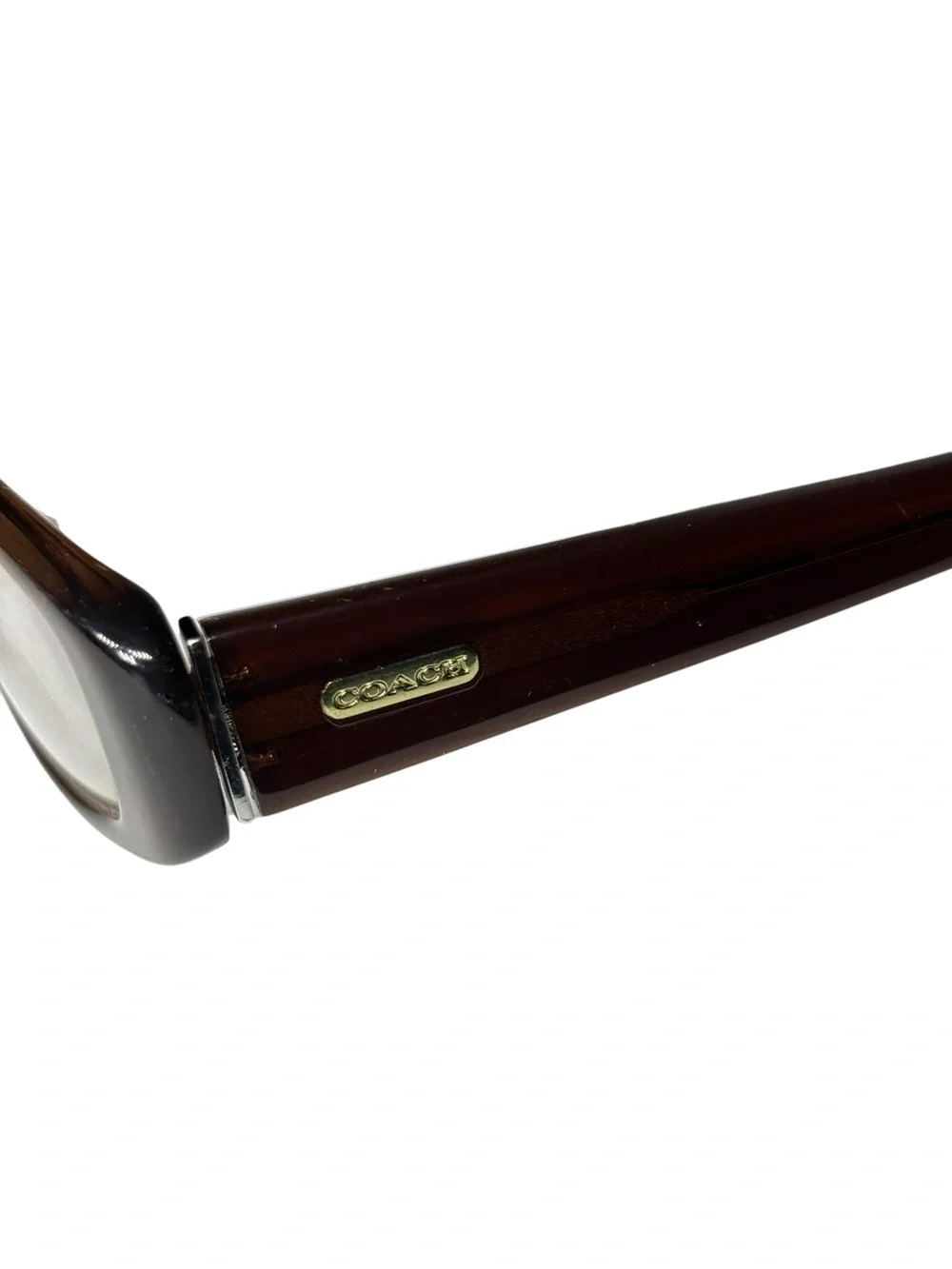 Vintage‎ Y2K 00s Coach New York Stephanie 557 Full Rim Brown Eyeglasses Frames